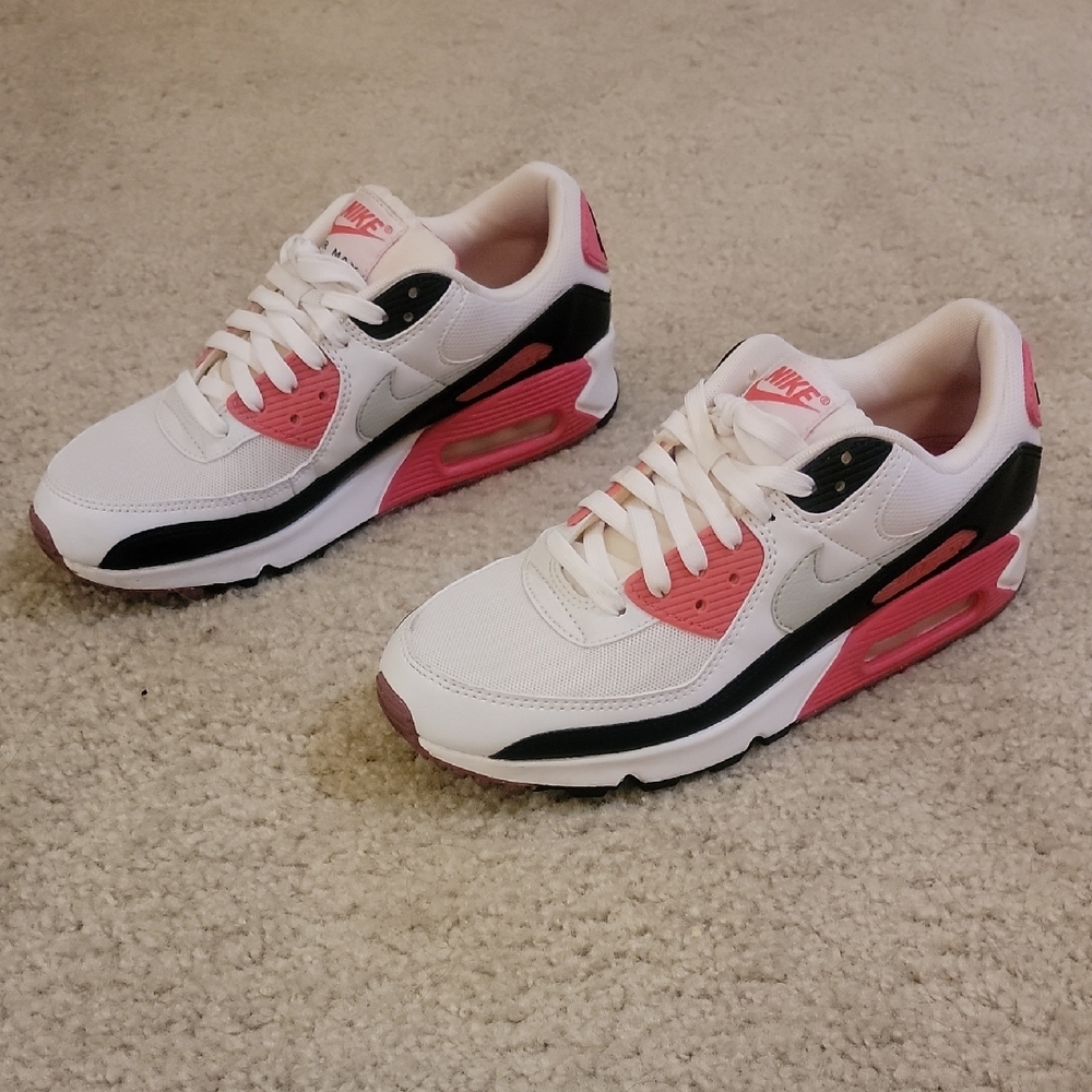Nike Air Max - Women's Pink, White, and Black Sneakers